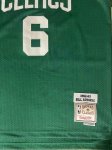 Maillot de Basket #6 Bill Russell 1962-63 Celtics Vintage Vert